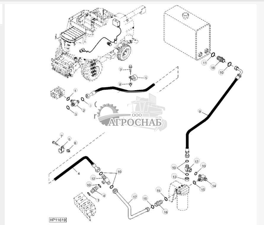 Hydraulic Reservoir Hoses 